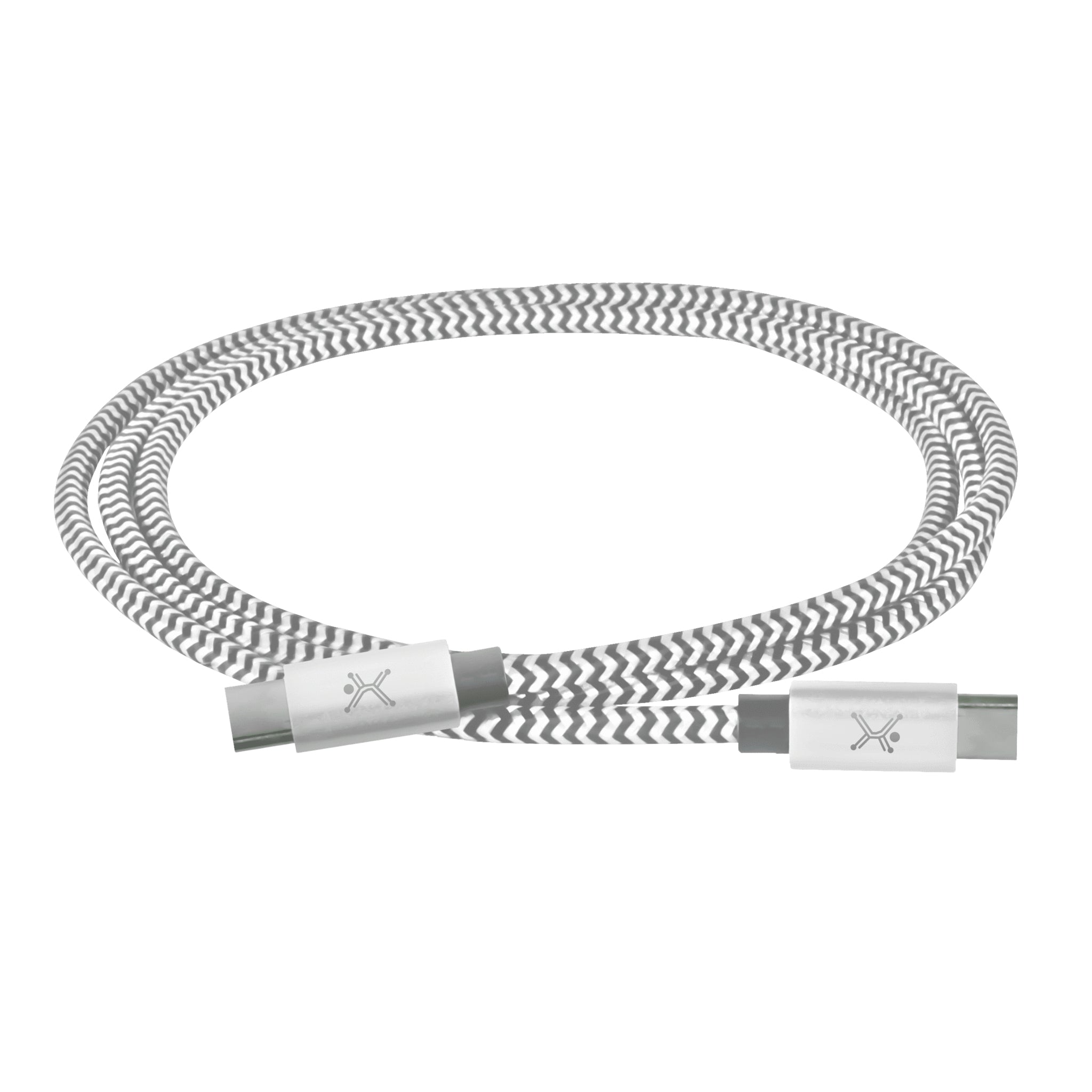Cable USB Tipo C a USB Tipo C  PERFECT CHOICE PC-101697 - 1 m, Plata Cable USB Tipo C a USB Tipo C  PERFECT CHOICE PC-101697 - 1 m, Plata